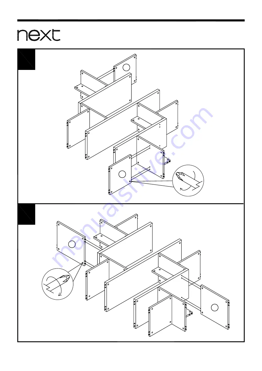 Next ROOM DIVIDER-OAK 614427 Скачать руководство пользователя страница 9