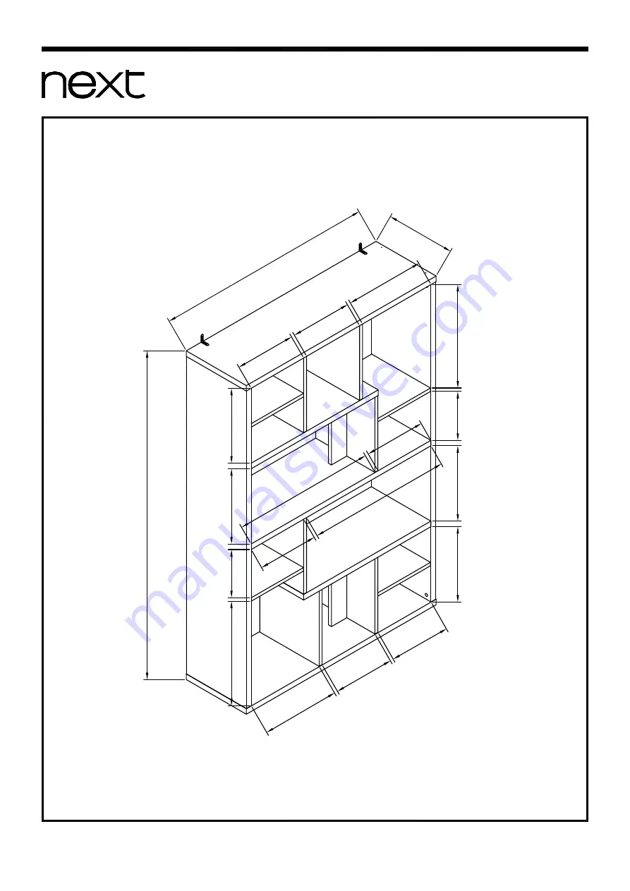 Next ROOM DIVIDER-OAK 614427 Скачать руководство пользователя страница 16