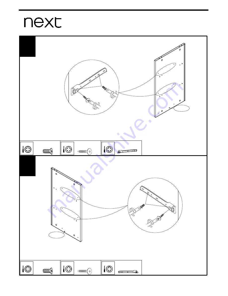 Next RUBIX WIDE CHEST Assembly Instructions Manual Download Page 13