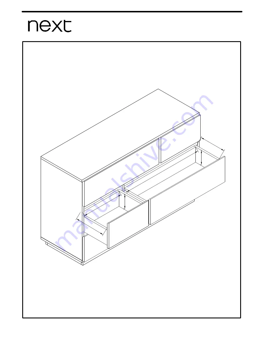 Next RUBIX WIDE CHEST Скачать руководство пользователя страница 23