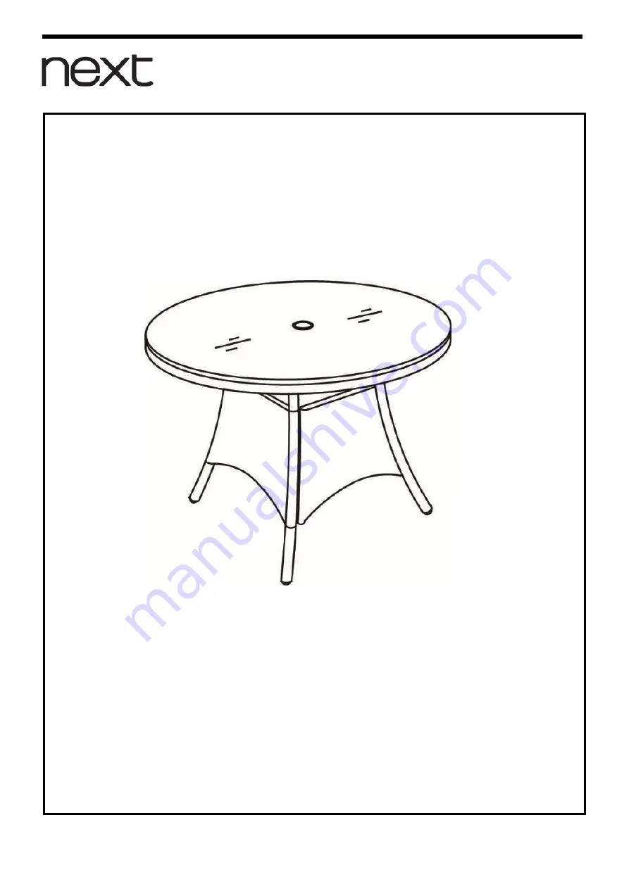 Next SEYCHELLES TABLE 935490 Assembly Instructions Manual Download Page 1