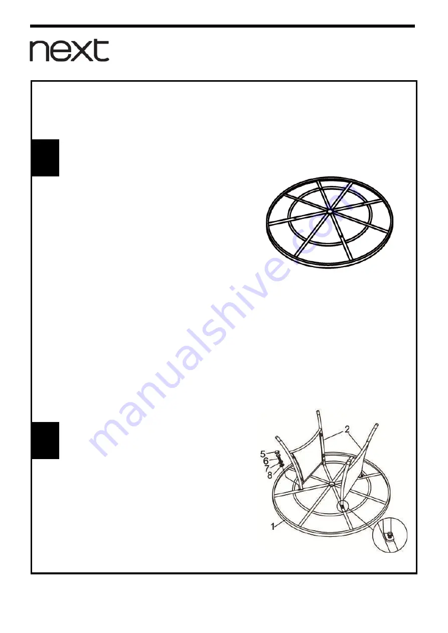 Next SEYCHELLES TABLE 935490 Assembly Instructions Manual Download Page 4