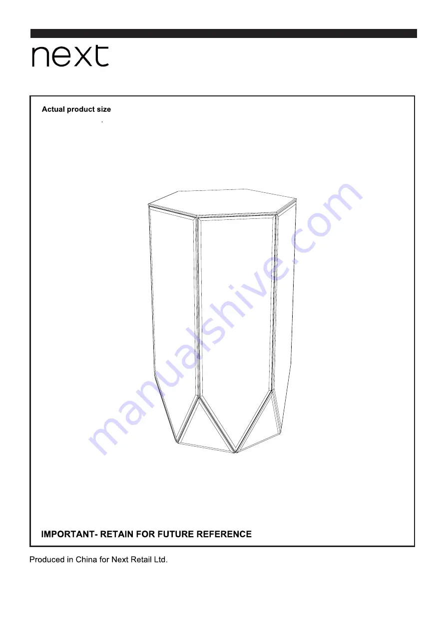 Next SLOANE ART M64215 Assembly Instructions Download Page 2