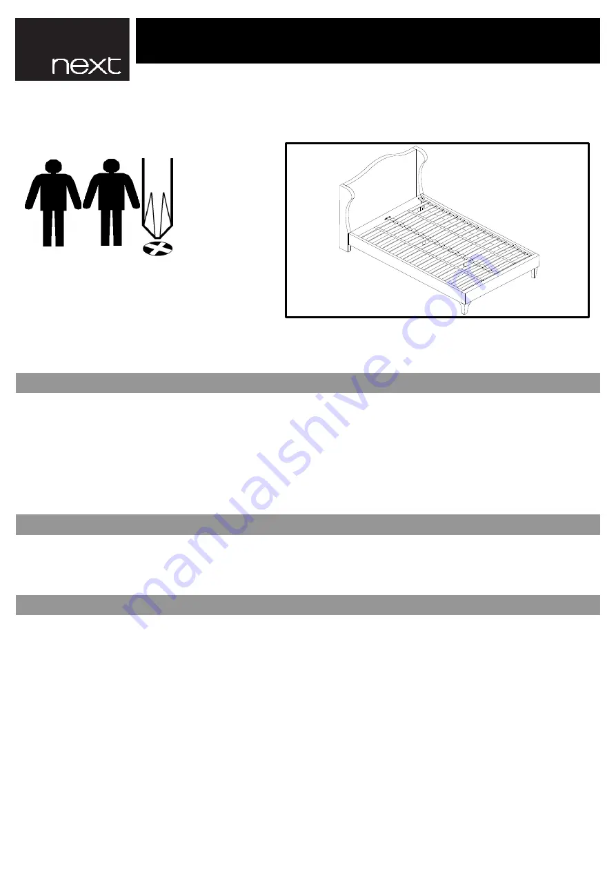 Next SLOANE BED 887928 Скачать руководство пользователя страница 1