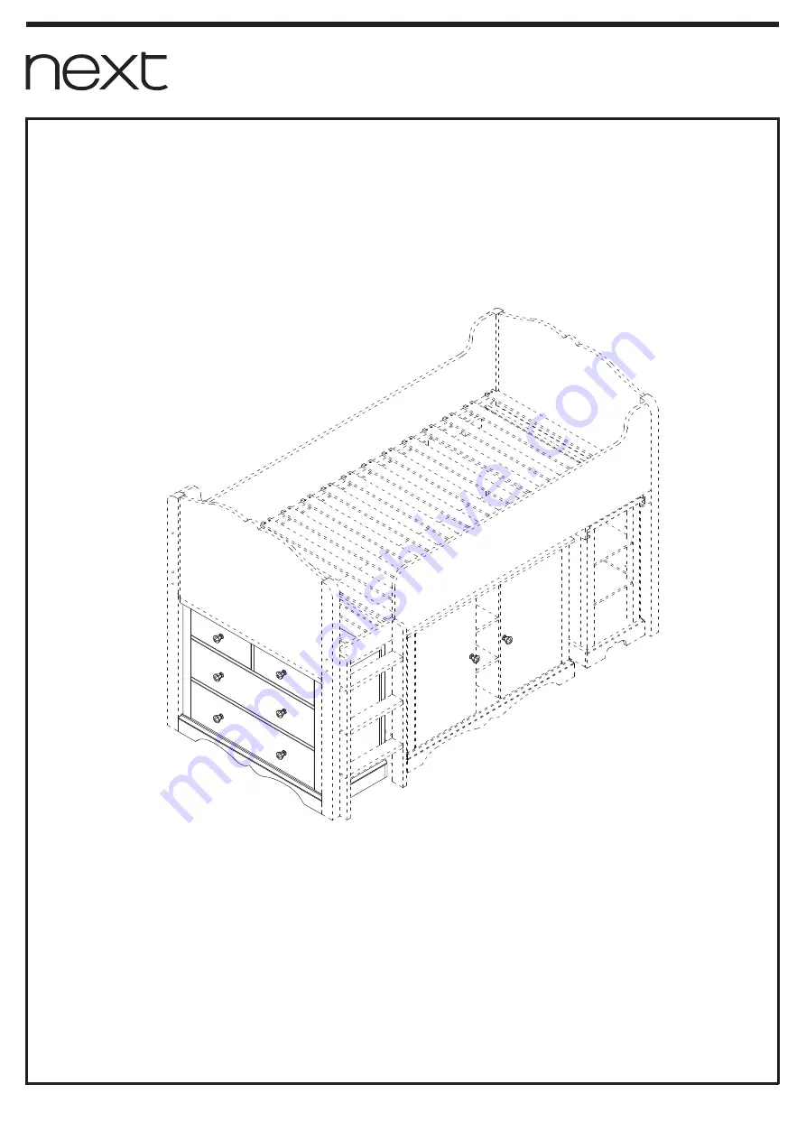 Next SOPHIE CABIN STATION 889951 Assembly Instructions Manual Download Page 1