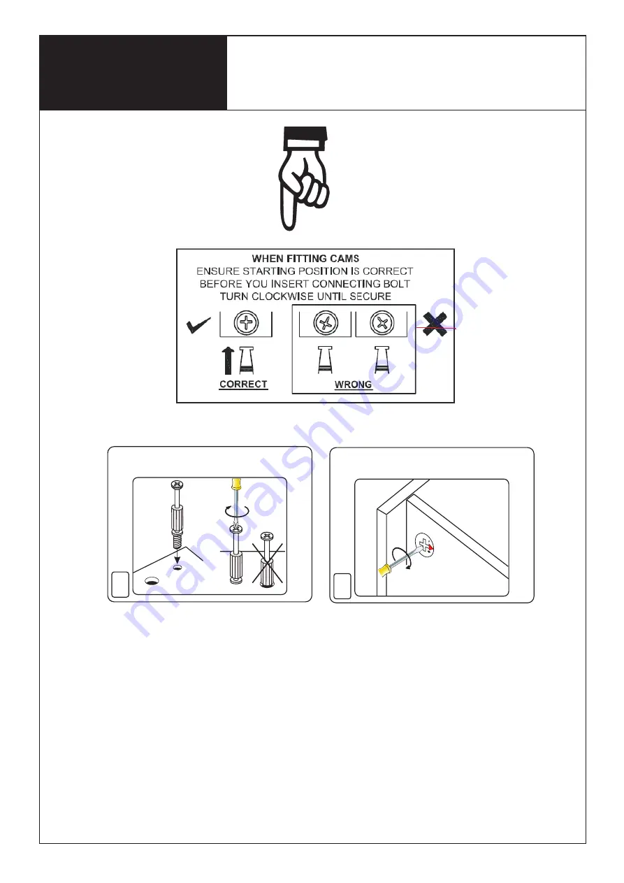 Next STANYTON DARK SQUARE TO RECTANGE 127345 Assembly Instructions Manual Download Page 5