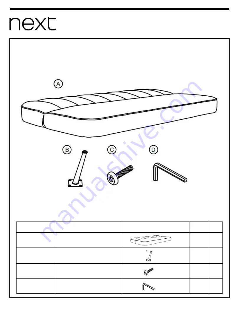 Next Stella A03213 Assembly Instructions Manual Download Page 4