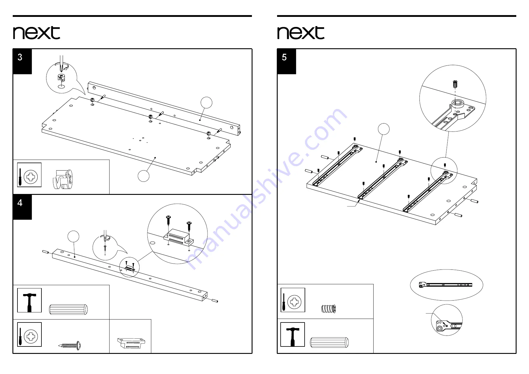 Next STOCKHOLM CABINET 657841 Assembly Instructions Manual Download Page 4