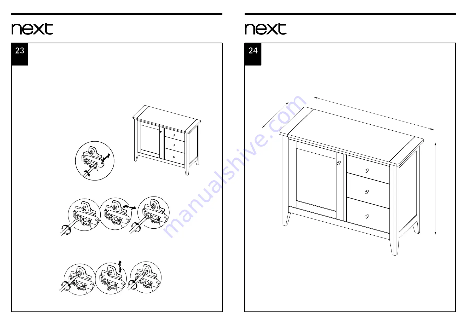 Next STOCKHOLM CABINET 657841 Assembly Instructions Manual Download Page 10