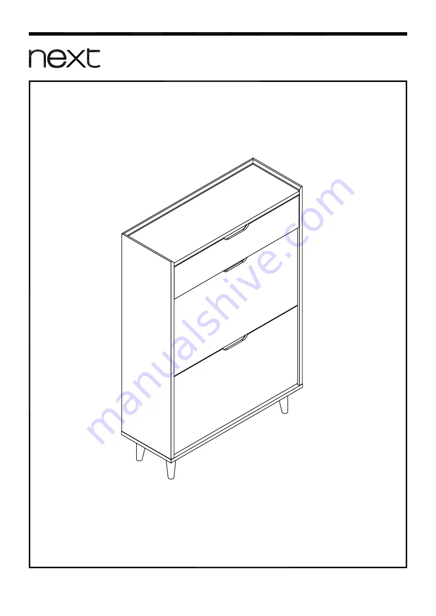 Next STOCKHOLM SHOE STORAGE 466497 Assembly Instructions Manual Download Page 1