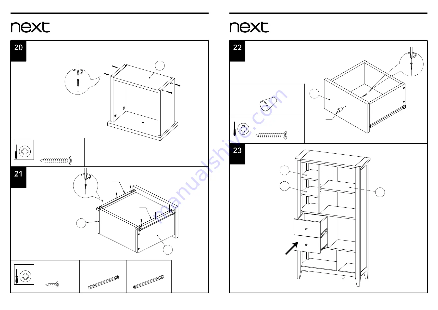 Next STOCKHOLM TL SHELF Assembly Instructions Manual Download Page 9