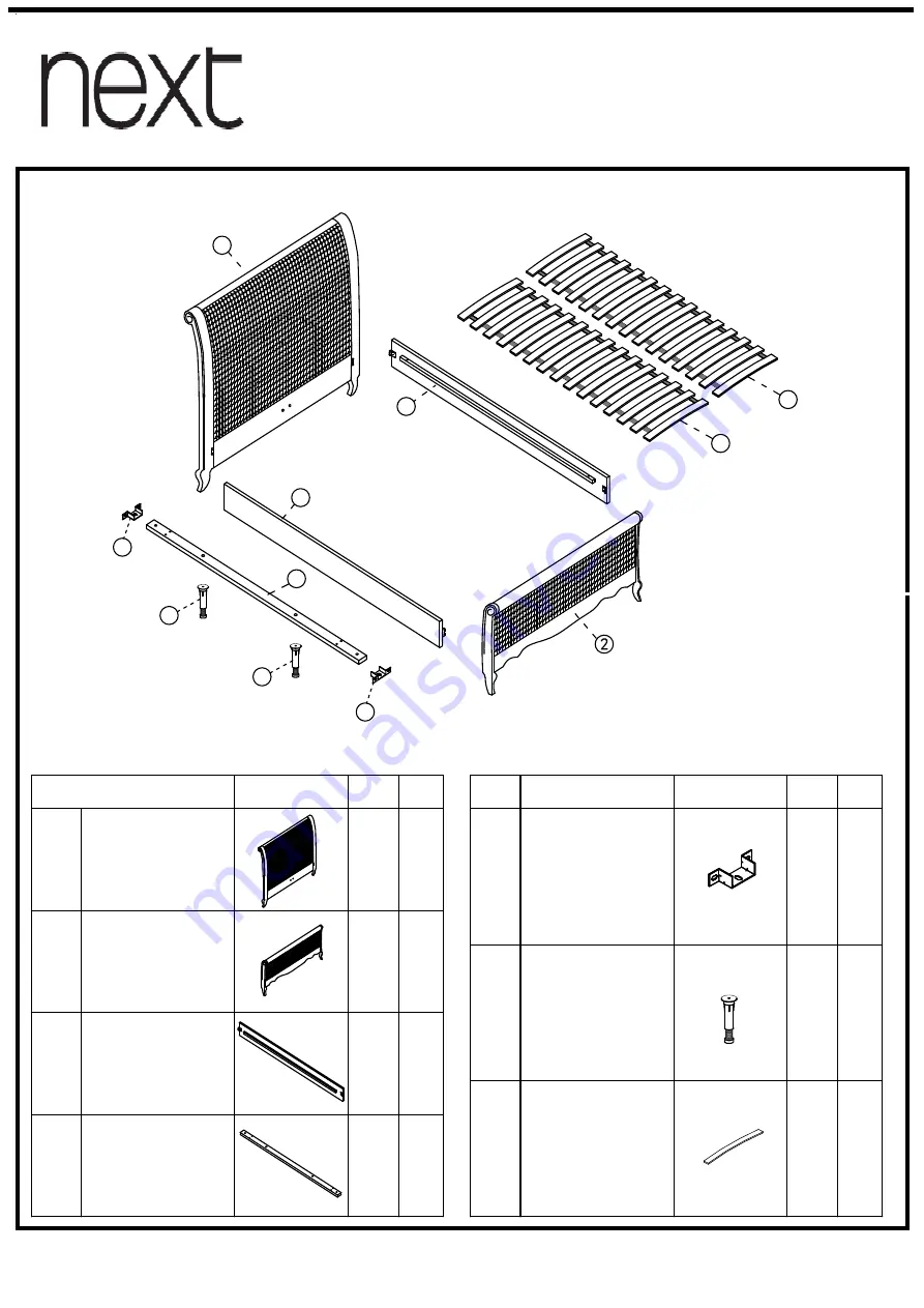 Next T06679 Assembly Instructions Manual Download Page 4