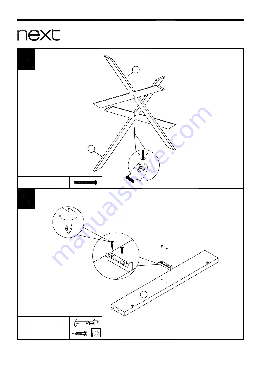 Next T10403 Assembly Instructions Manual Download Page 6