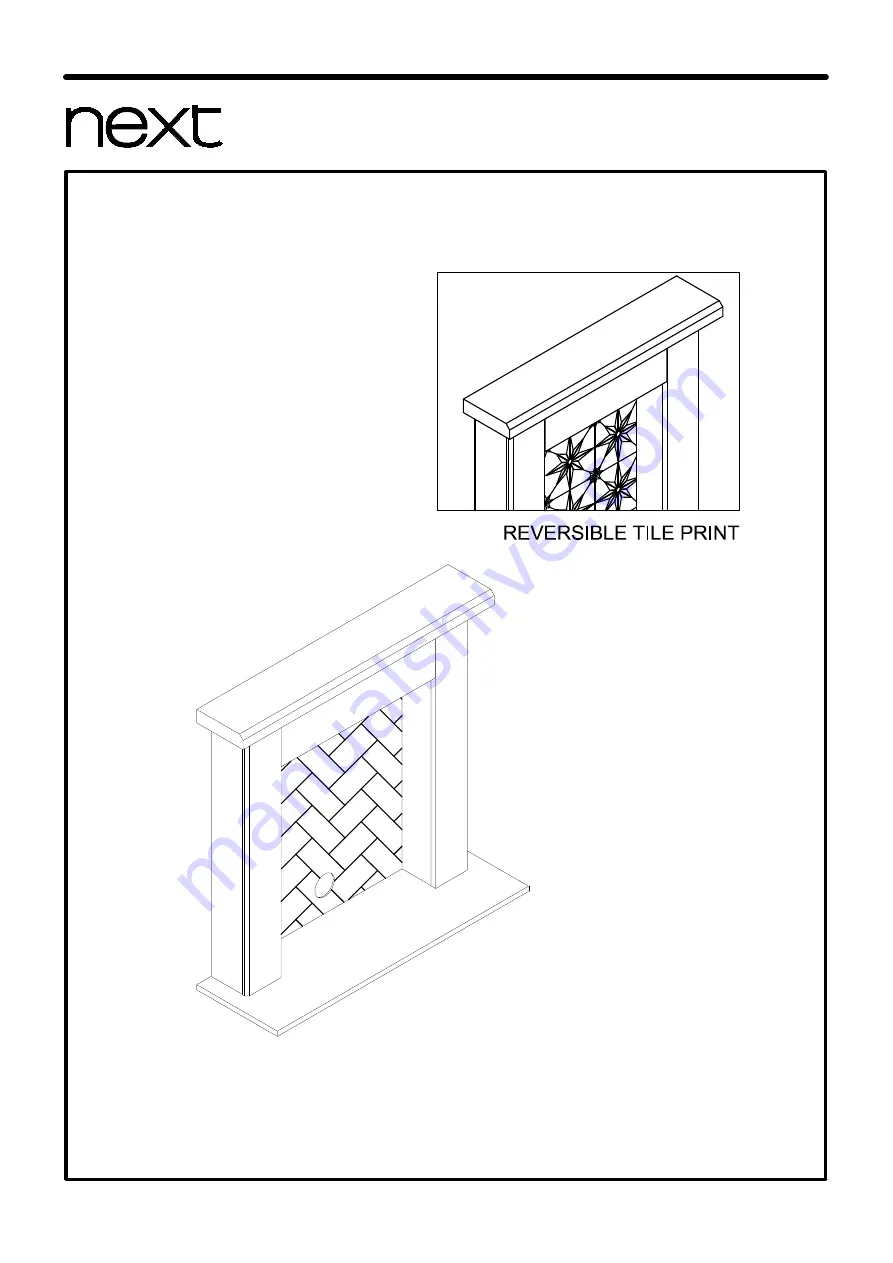 Next T85917 Assembly Instructions Manual Download Page 1