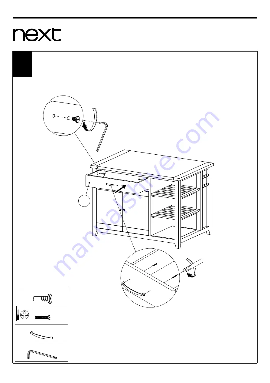 Next THORNLEY PAINTED KITCHEN ISLAND Скачать руководство пользователя страница 12