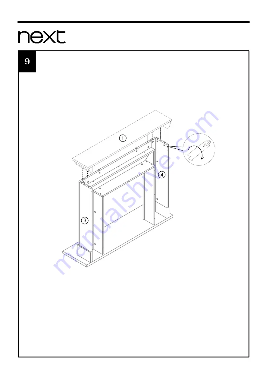 Next TOWNHOUSE M90418 Assembly Instructions Manual Download Page 11