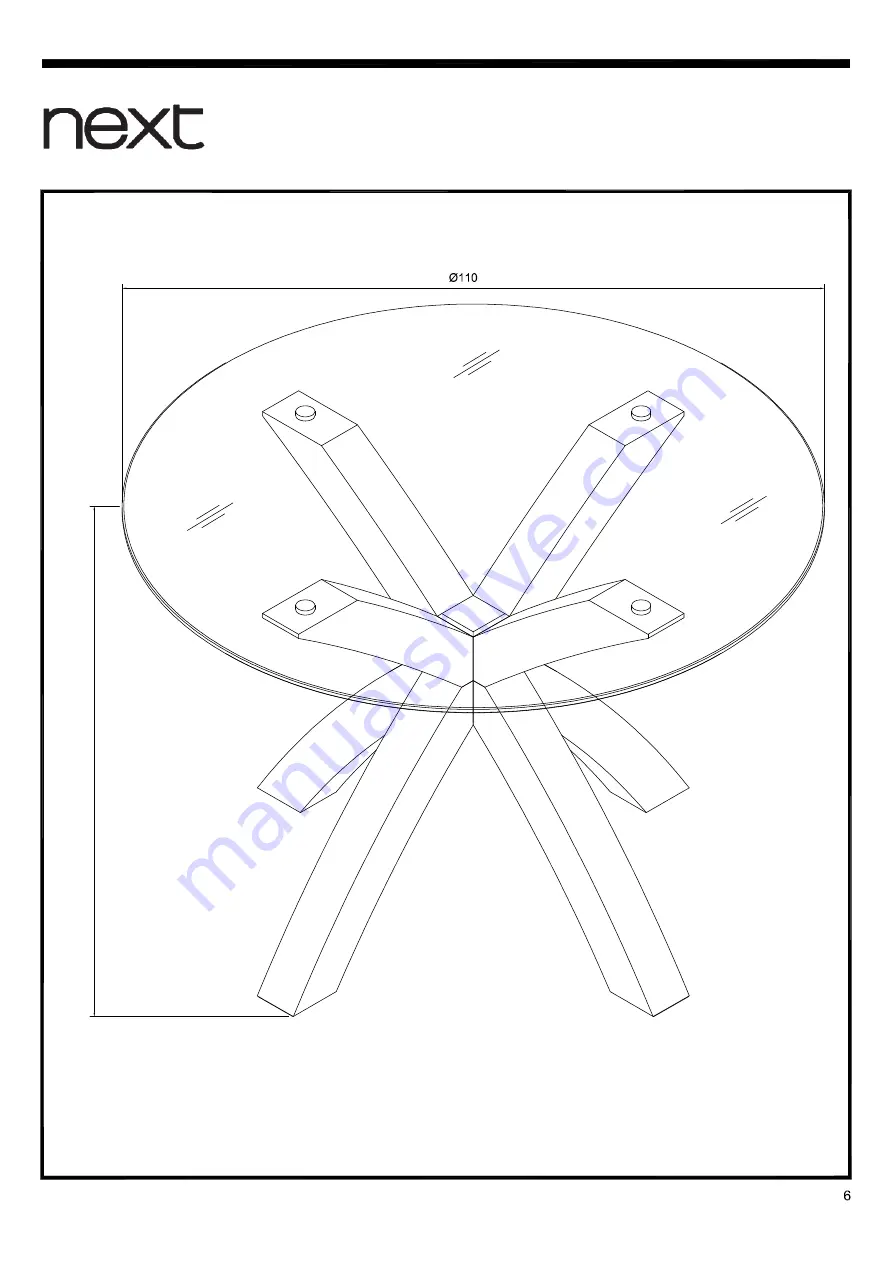 Next WALNUT FINISH 405114 Assembly Instructions Manual Download Page 7