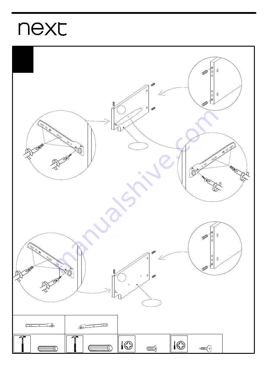 Next WALNUT STORAGE BED-DOUBLE Assembly Instructions Manual Download Page 16