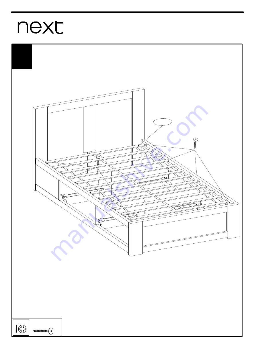 Next WALNUT STORAGE BED-DOUBLE Assembly Instructions Manual Download Page 21