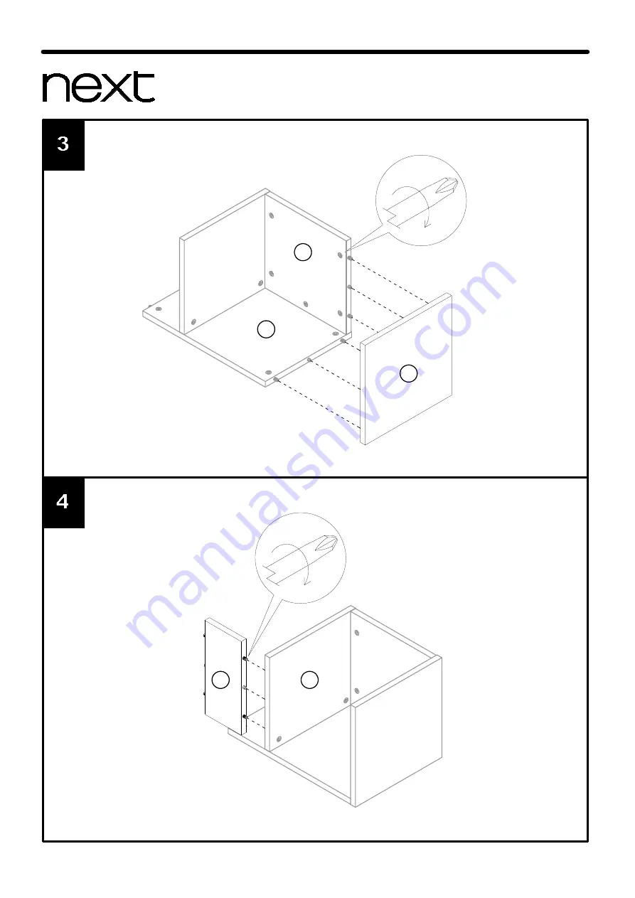 Next WHITE NEW S SIDE 507036 Assembly Instructions Manual Download Page 7