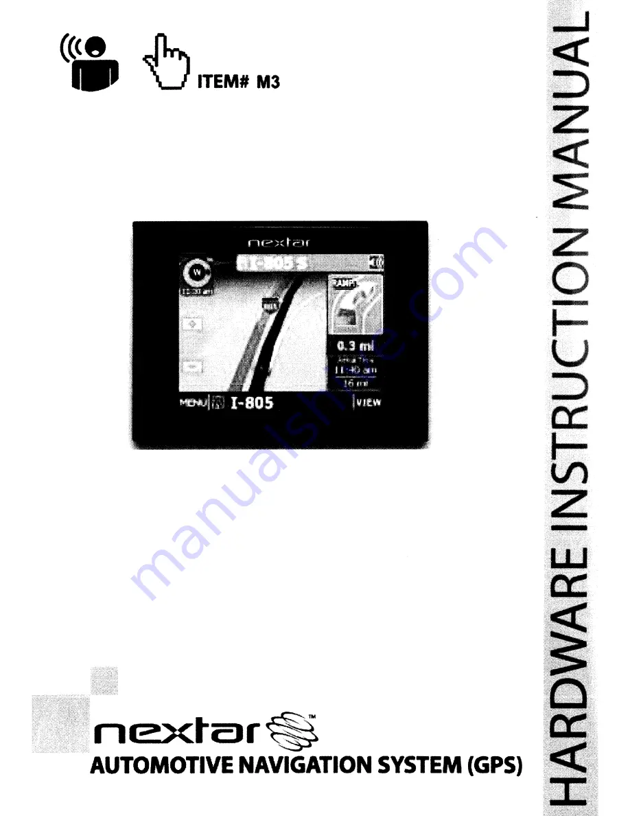 Nextar Automative navigation system Instruction Manual Download Page 1