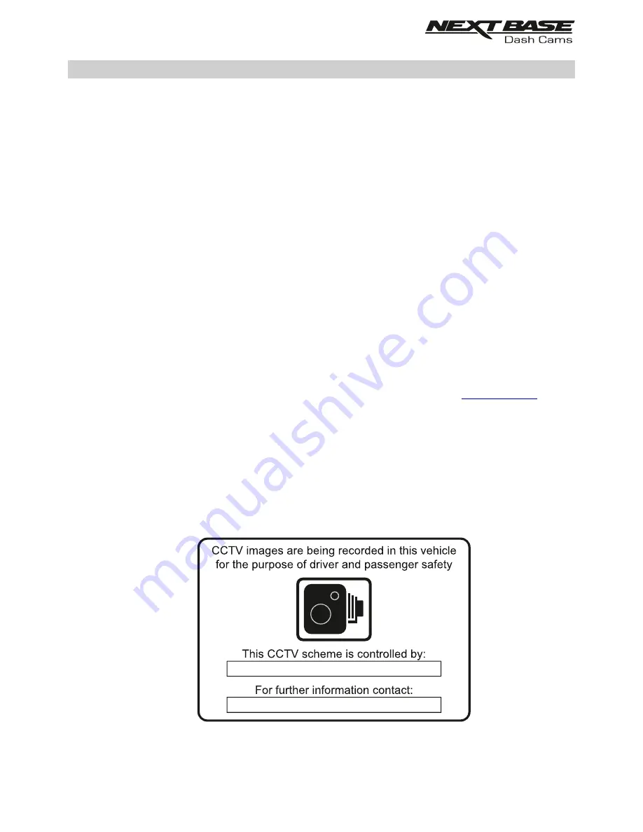 NextBase 380GW Instruction Manual Download Page 4