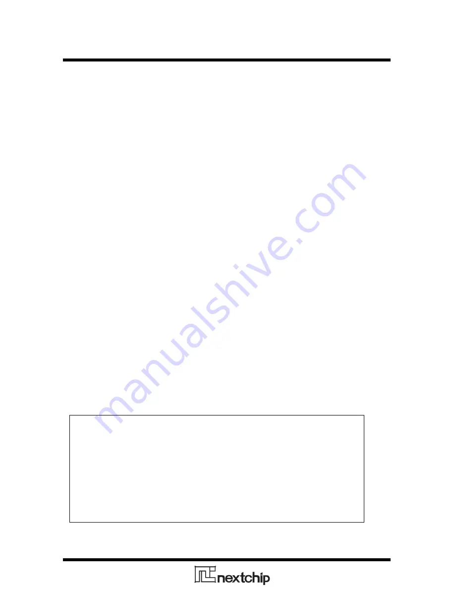 Nextchip SDVR2204PN Installation Manual & User Manual Download Page 21