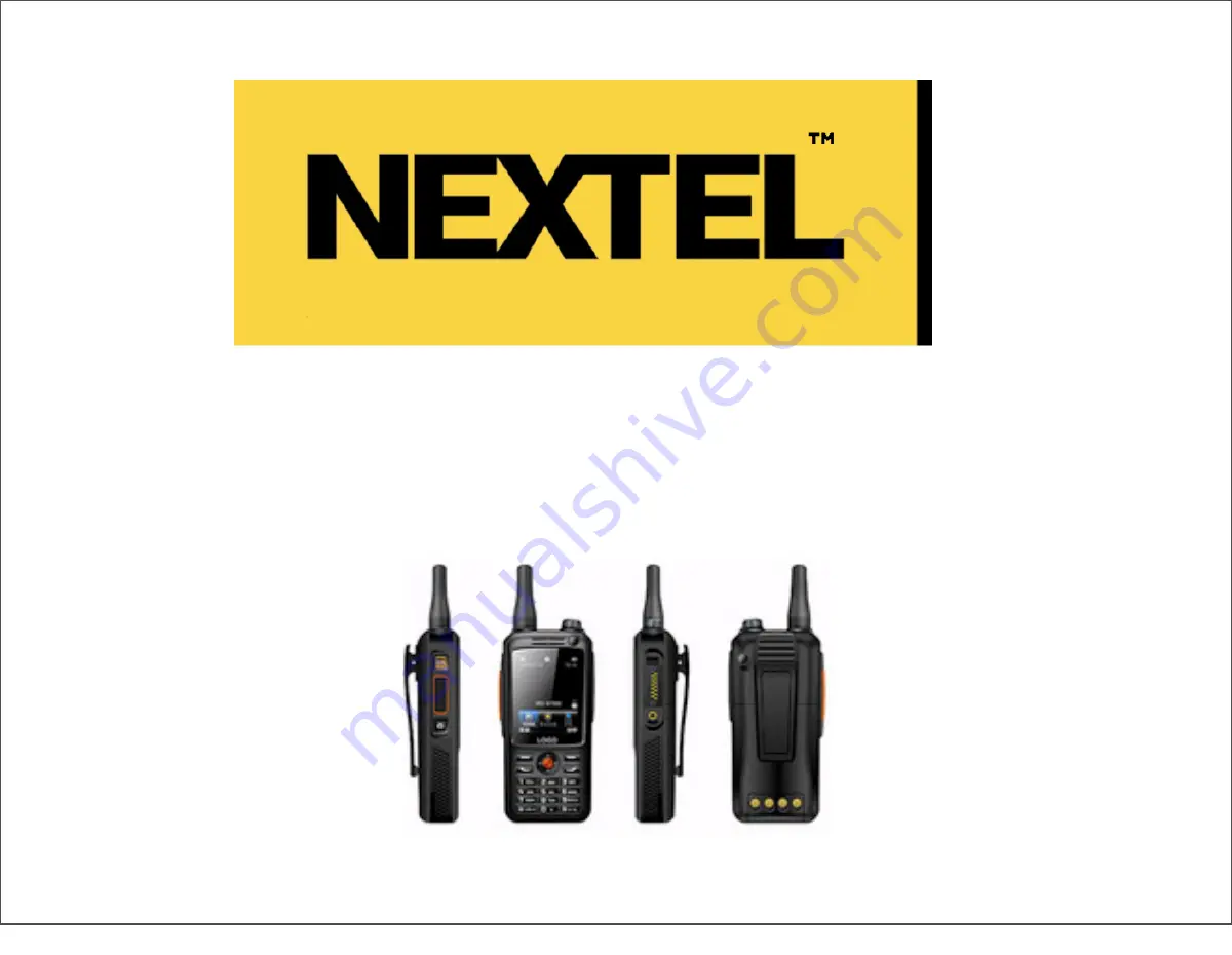 Nextel T320EX User Manual Download Page 1