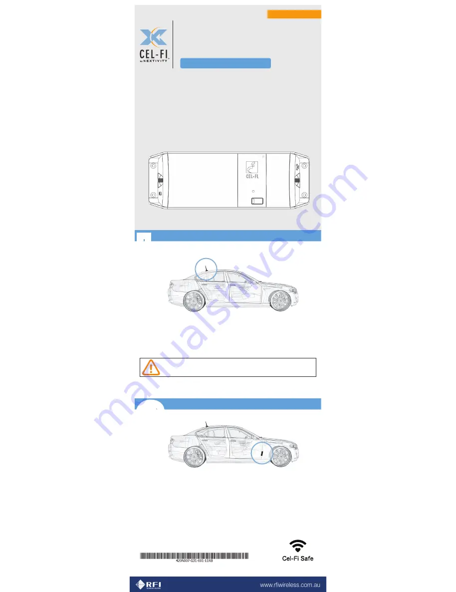 NEXTIVITY Cel-Fi GO Manual Download Page 1