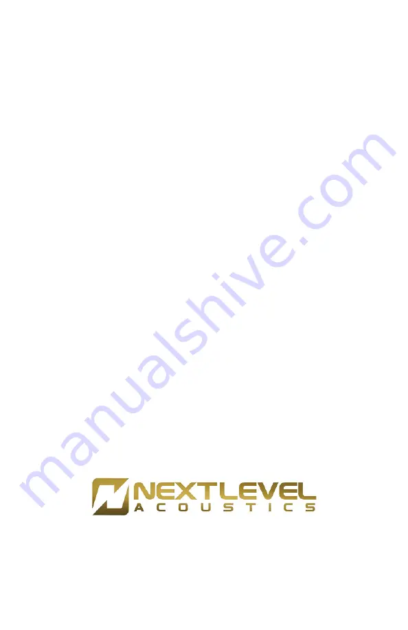 Nextlevel Acoustics CI-SW10D User Manual Download Page 7