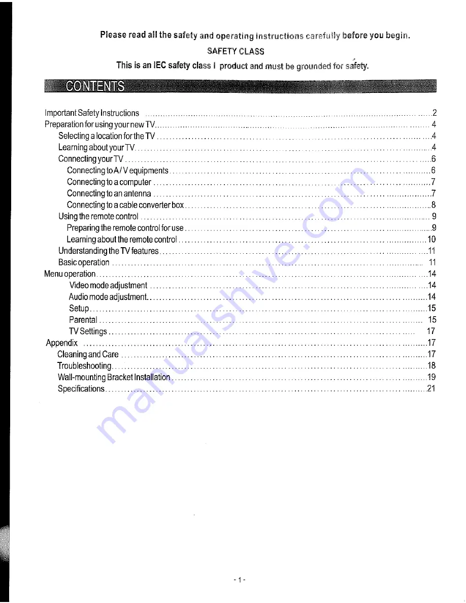 Nexus NX4203P Owner'S Manual Download Page 2