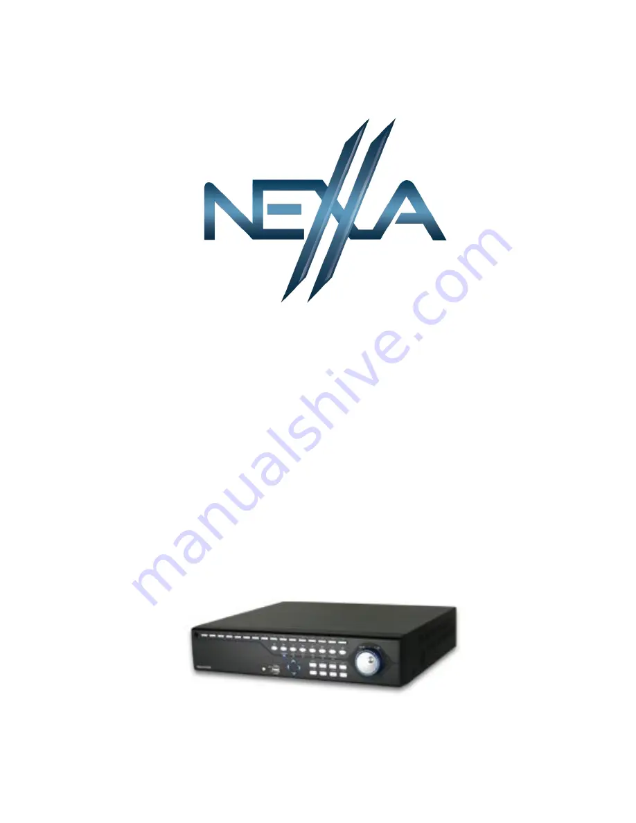 Nexxa 16 Channel H.264 Hybrid DVR Quick Manual Download Page 1