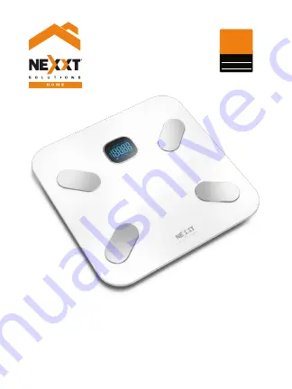 Nexxt Solutions Smart Wi-Fi body scale Manual Download Page 1