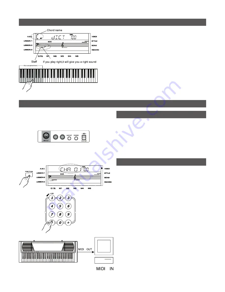 NexxTech 61-Key Electronic Keyboard Скачать руководство пользователя страница 22