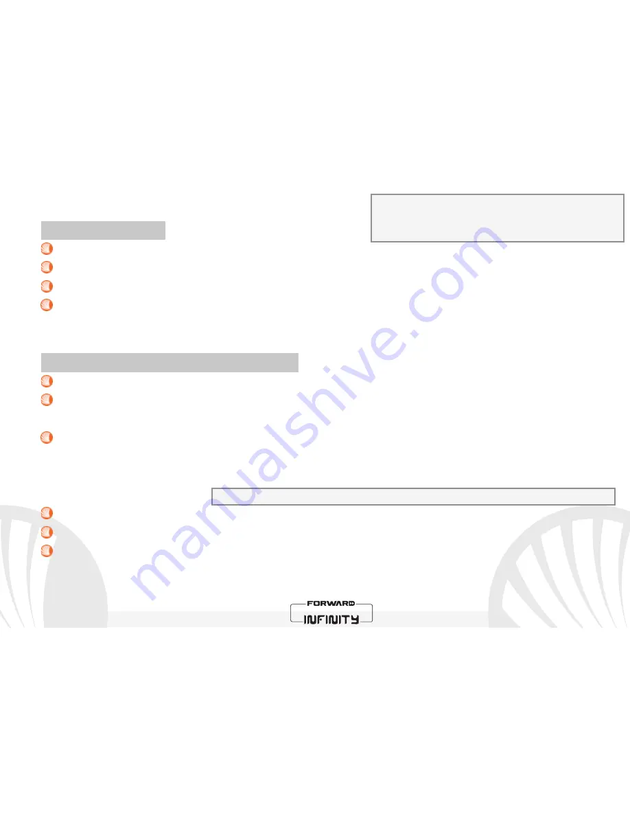 NGM Forward Infinity Quick Manual Download Page 31