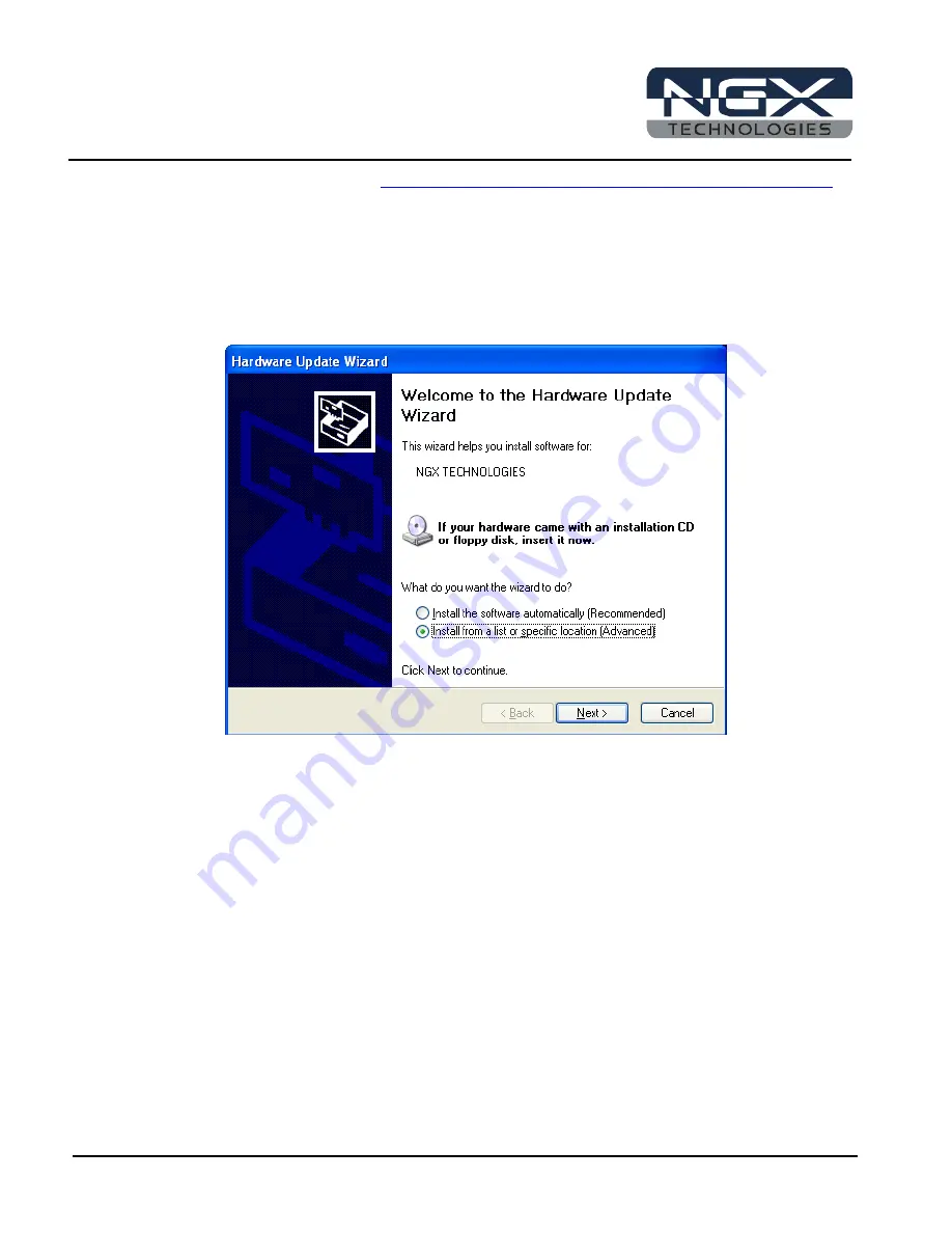 NGX Technologies BlueBoard-LPC214X User Manual Download Page 20