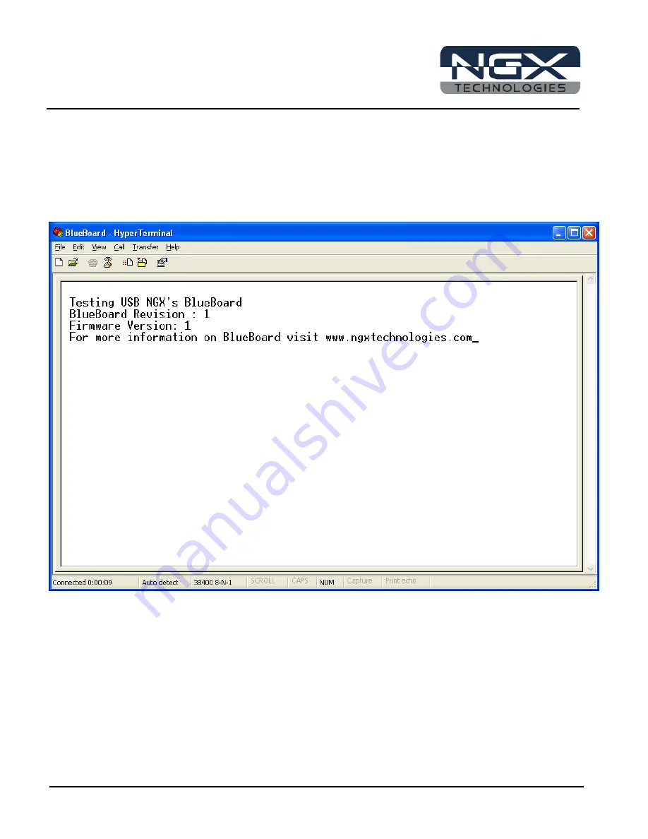 NGX Technologies BlueBoard-LPC214X User Manual Download Page 21