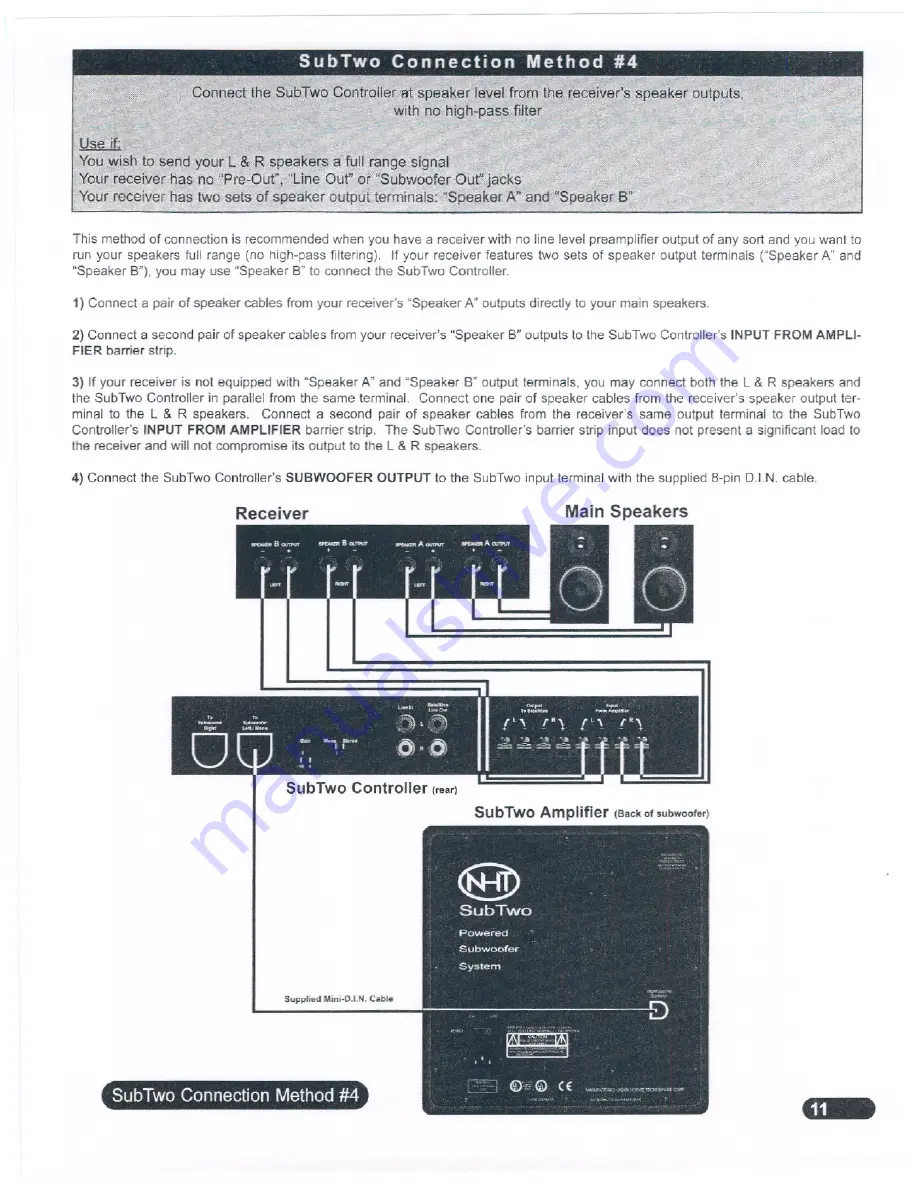 NHT SubTwo User Manual Download Page 12