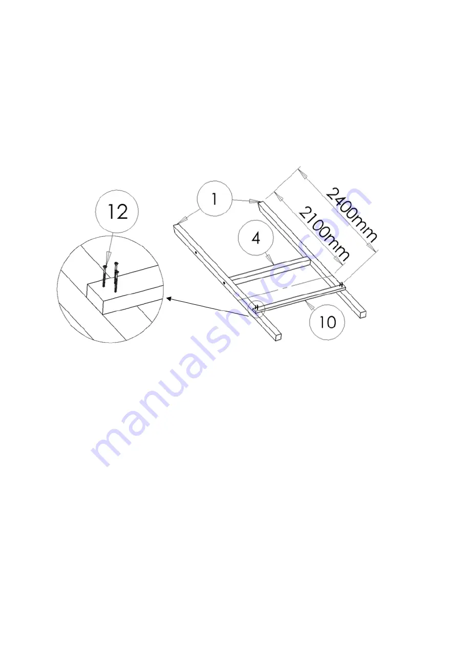 NI Climbing Frames Causeway 6ft Climbing Frame Скачать руководство пользователя страница 11