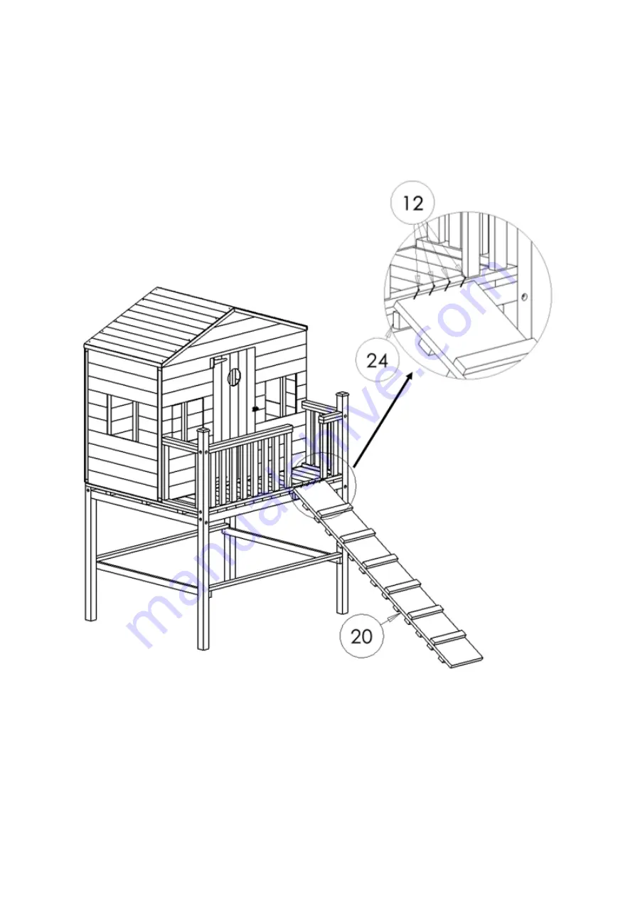 NI Climbing Frames Karlas Kingdom Instruction Manual Download Page 24