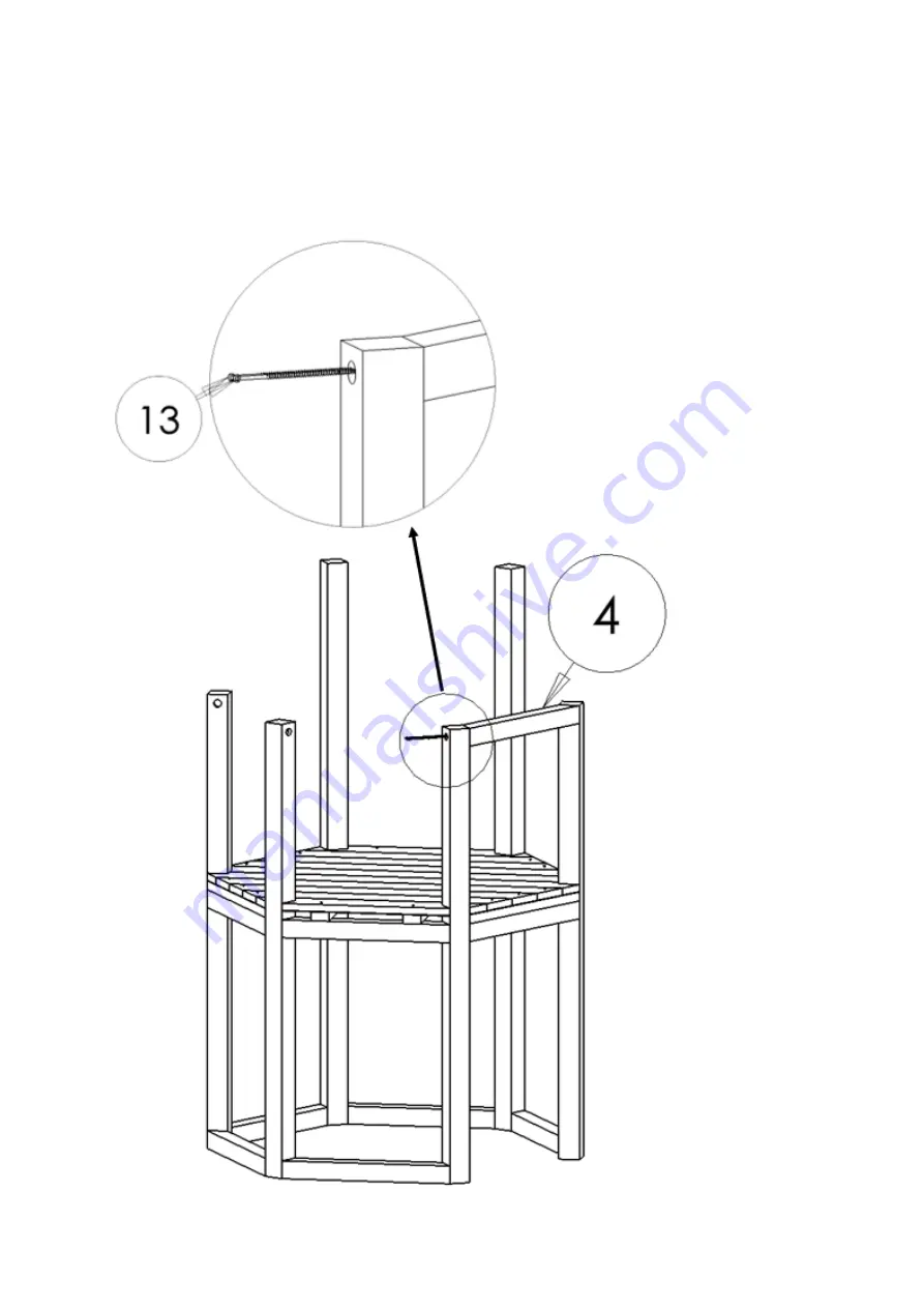 NI Climbing Frames Star Pillar Скачать руководство пользователя страница 12