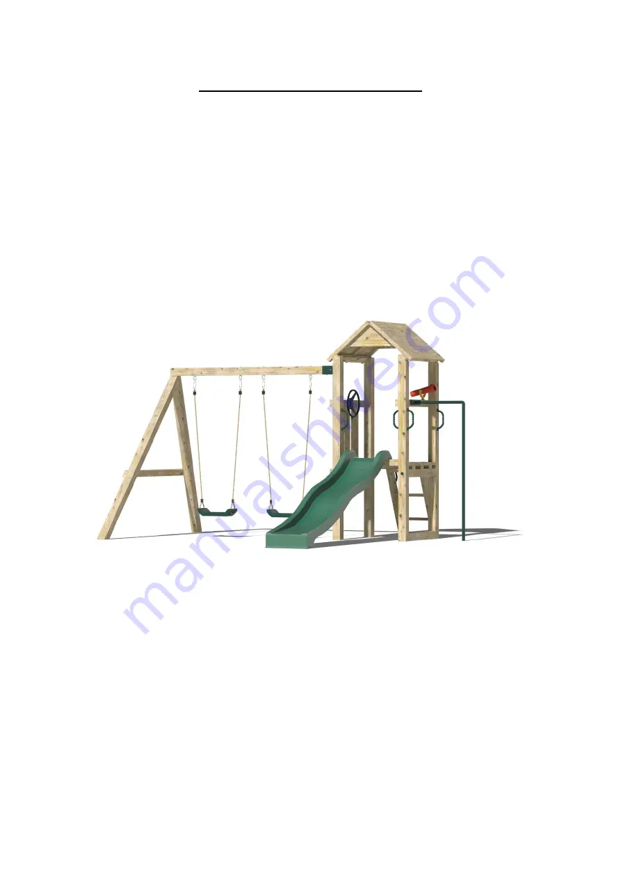 NI Climbing Frames The Gardensmith Instruction Manual Download Page 1