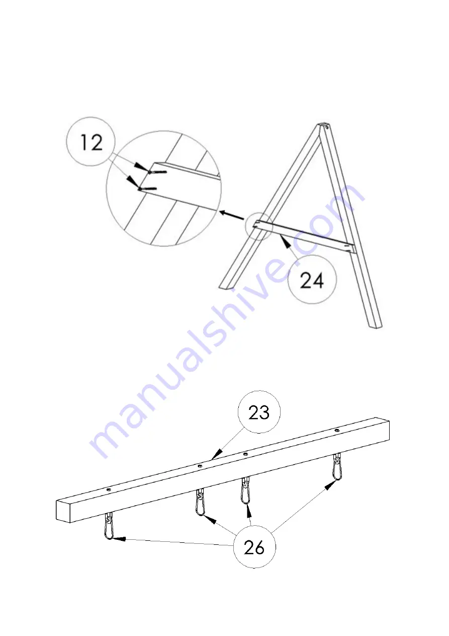 NI Climbing Frames The Gardensmith Instruction Manual Download Page 27