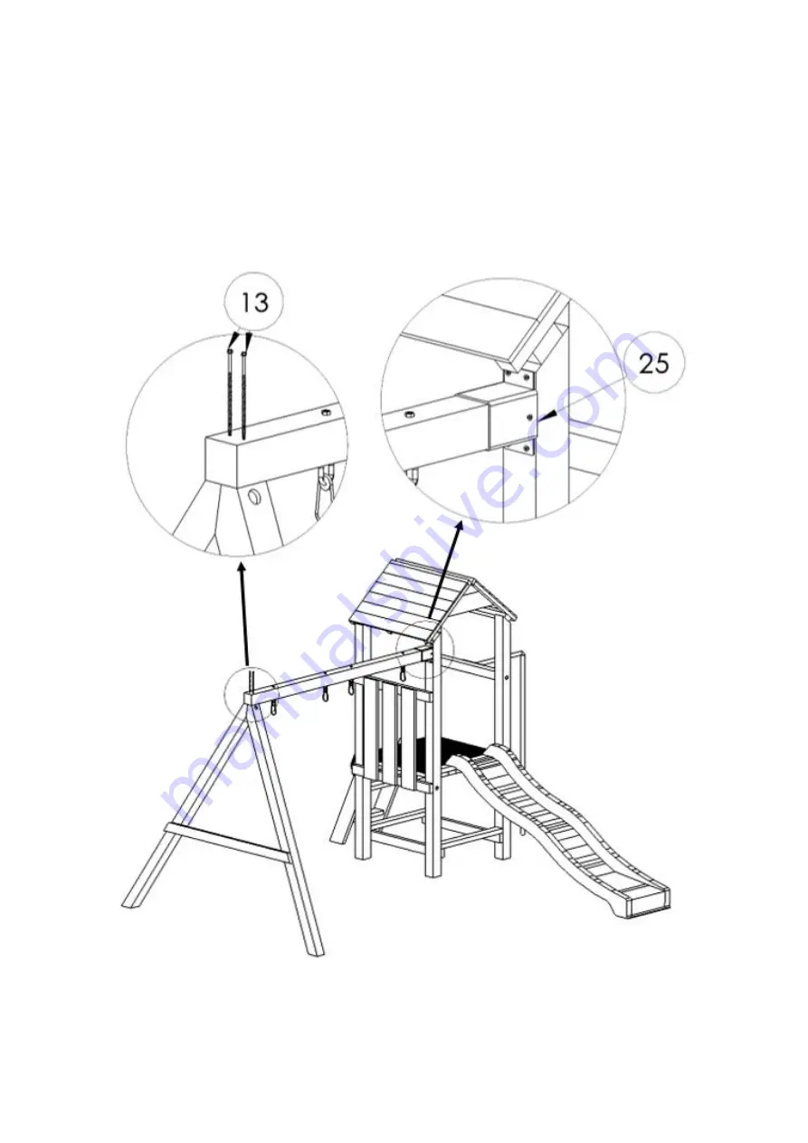 NI Climbing Frames The Gardensmith Instruction Manual Download Page 28