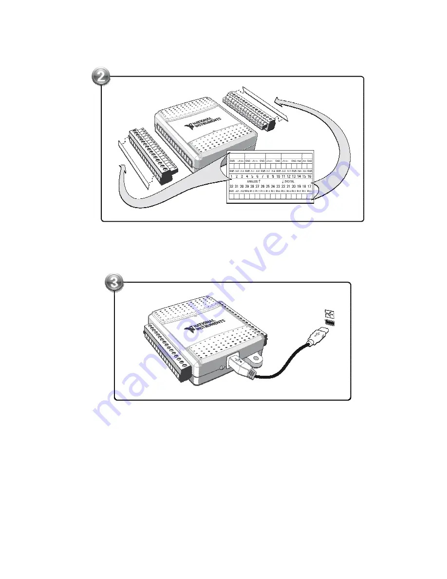 NI USB-6008 Скачать руководство пользователя страница 2