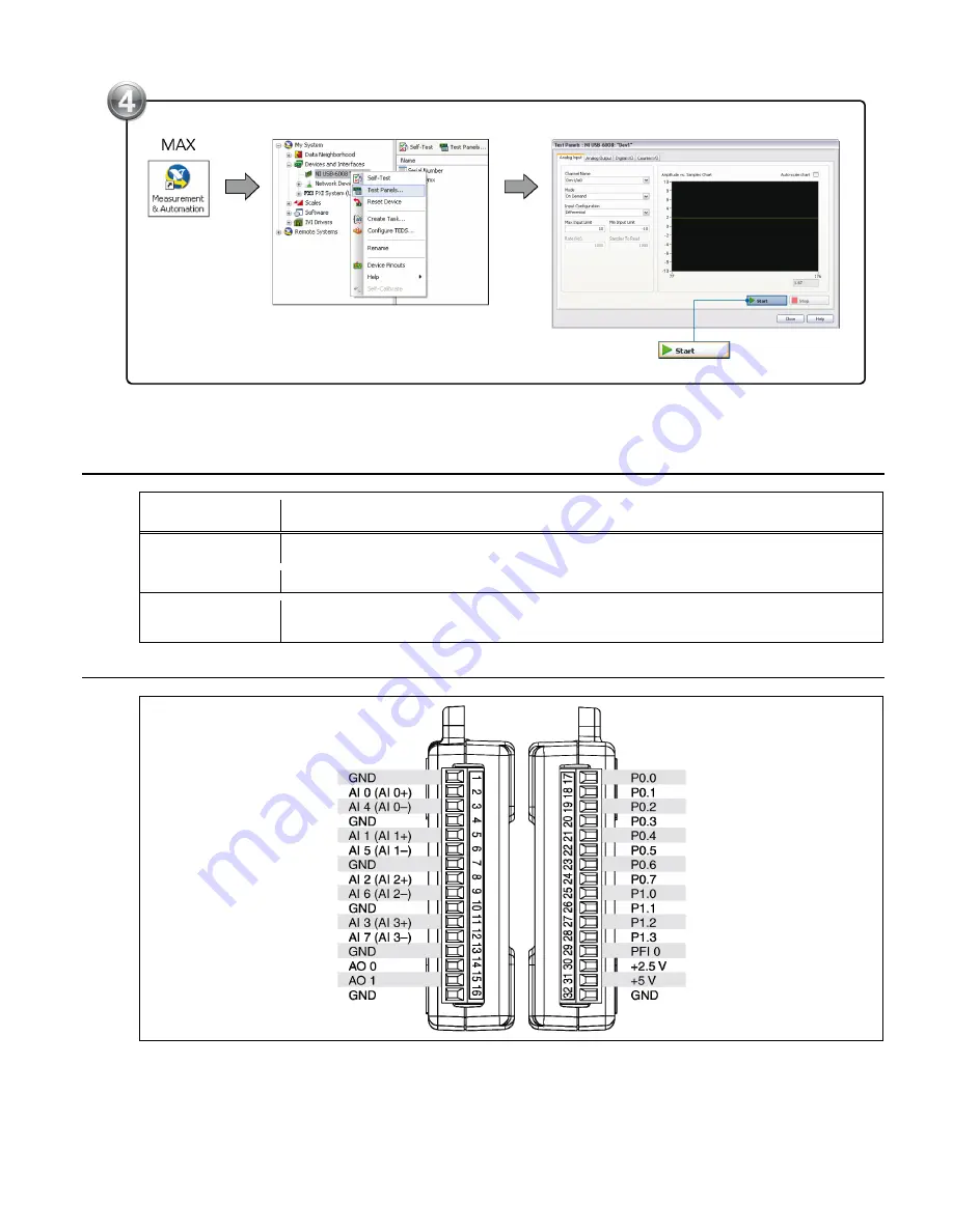 NI USB-6008 Скачать руководство пользователя страница 3