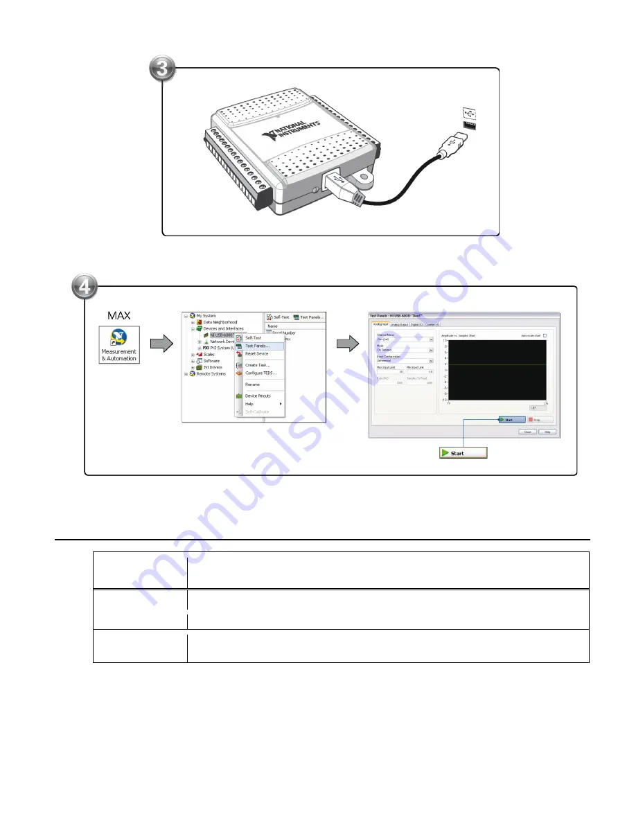 NI USB-6008 Скачать руководство пользователя страница 71