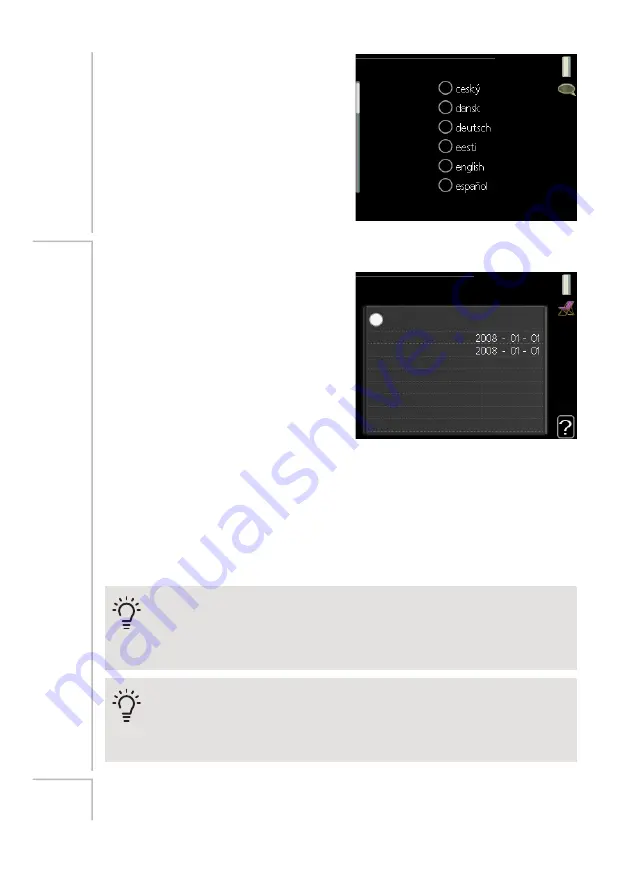 Nibe F1255 Series User Manual Download Page 70