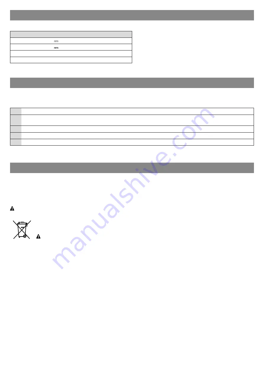 Nice BFAB5024 Instructions And Warnings For Installation And Use Download Page 12