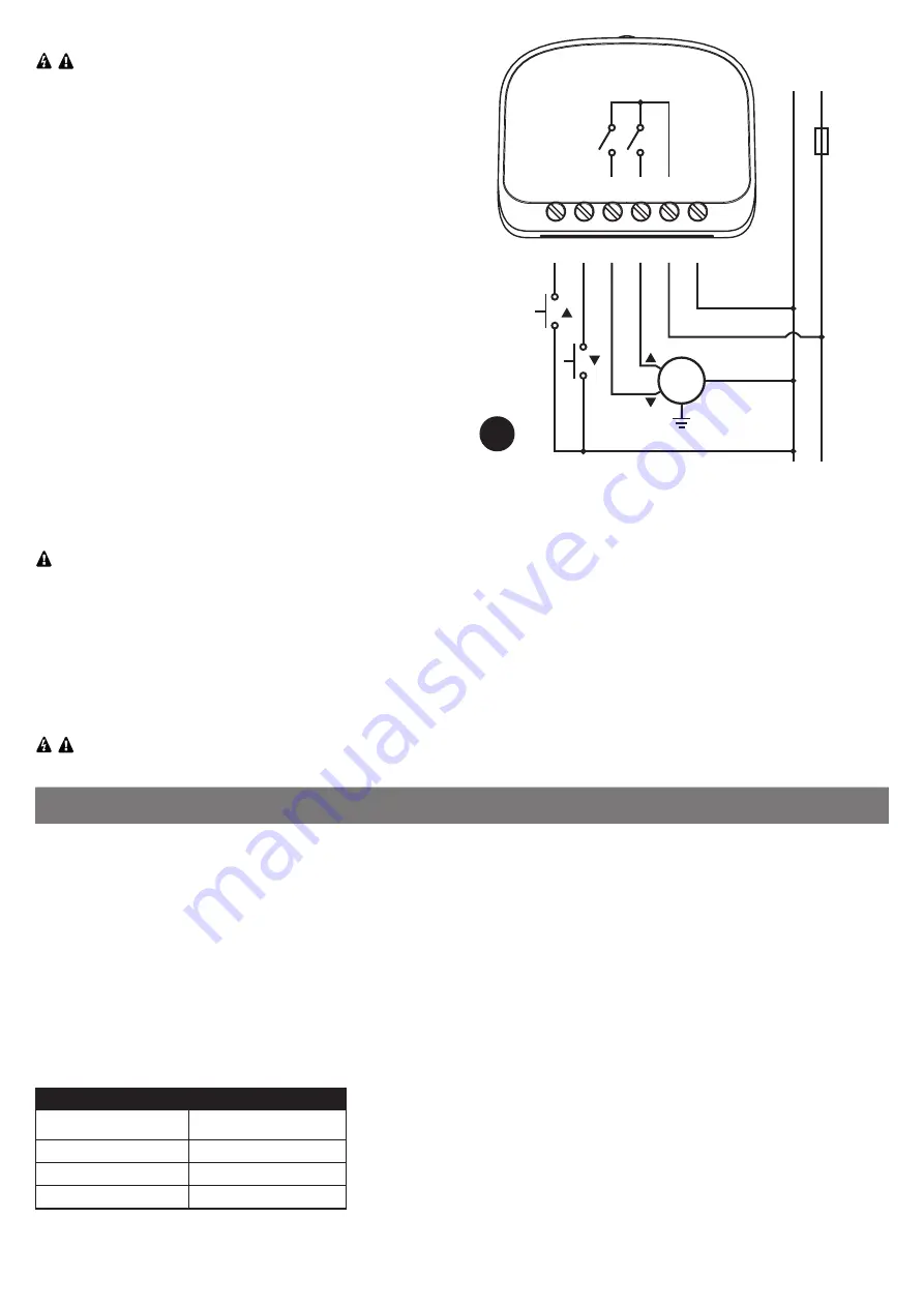 Nice BiDi-Shutter Instructions And Warnings For Installation And Use Download Page 3